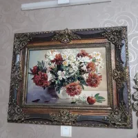 تابلو فرش گل