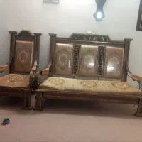 مبلمان سلطنتی قدیمی سنگین وزن فلزی