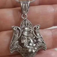 گوشواره و گردنبند نقره