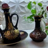 ست آفتابه و لگن و شیشه ی قلیون شاه عباسی