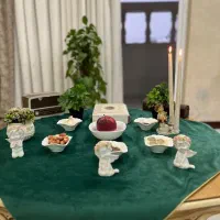 پرده شال و حریر و آستر کاملا نوو