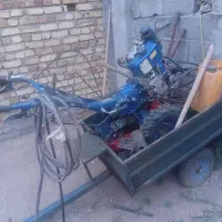 کولتوواتوردیزلی ۵اسبونیم شخم زن باغ باغچه