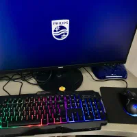 ست گیمینگ مانیتور Philips 27 100Hz  موس و کیبورد