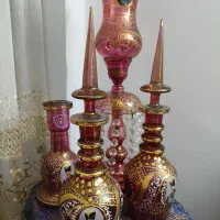 شاه عباسی چهار تکه صورتی
