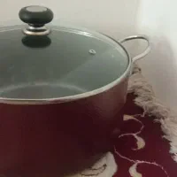 دیگ ۴لیتری جا شیر قابلمه تفلون بزرگ