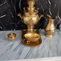 سماور زغالی مسی