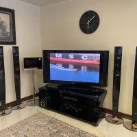 تلویزیون ۴۲ اینچی LG و سینما خانگی LG+میز تلویزیون