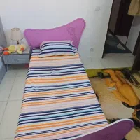 تخت خواب  نوجوان  بدون تشک .  تشک ۲ نفره  جدا