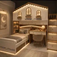 تخت دوطبقه پر فروش مدل لیما/چک صیادی