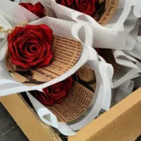 گل تک شاخه و دسته گل