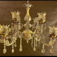 لوستر نازگل 8 شعله آنتیک