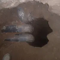 وصل کردن لوله ازچاه به فاضلاب شهری وکندن چاه