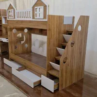 تخت دوطبقه مدل خانه 2
