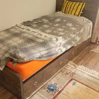 تخت یک نفره با تشک