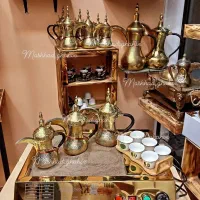 پذیرایی هیئات مذهبی موکب ها با دله عربی و منقل