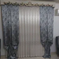 پرده پذیرایی همراه والن و کتیبه