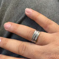 حلقه پلاتین نامزدی با نگین برلیان