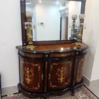 کنسول  و شمعدان برنز
