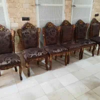 فروش میز نهارخوری ۶نفره وتعدادی میزوصندلی
