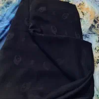 چادر طرحدار مشکی دوخته قد چادر 180