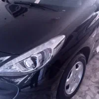 207 اتومات ۴۰۴ فول۶سرعته سقف فلز باsbr مشکی ابنوس