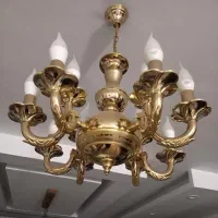 خریدار وفروش لوستر آبکاری برنزی