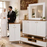 ست کنسول آینه مستطیل جاکفشی میز تی وی حراج حراجی