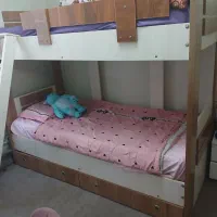 تخت دو طبقه تمام ام دی اف