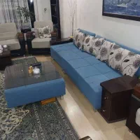 مبل ۶ نفره رنگ آبی