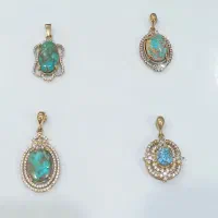 آویز گردنی فیروزه نیشابوری