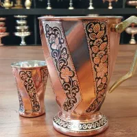 لیوان و پارچ های مسی برای فروش ویژه تابستان