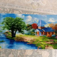 تابلو فرش دستباف ۶۰۰رج د چهارصد گره
