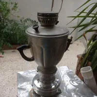 سماور نفتی تمام برنجی در حد نو بالای 4 کیلو|کلکسیون اشیاء عتیقه|گرگان, |دیوار