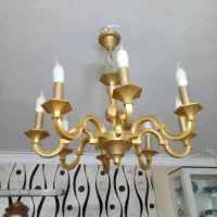 فروش نه فقط خرید لوستر برنجی ابکاری