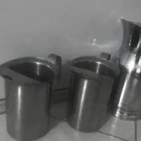 مجموعه ظروف استیل ناب و قدیمی.با تضمین کیفیت