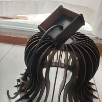 لوستر آویز چوبی