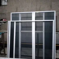 تولید درب پنجره دوجداره upvc توری پلیسه