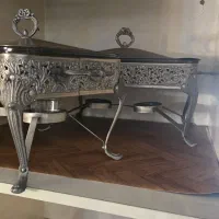 شفینگ دیش ظروف پایه دار گرم نگه دارنده غذا