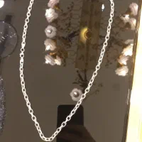 زنجیر نقره ۹۲۵ در حد نو دست ساز