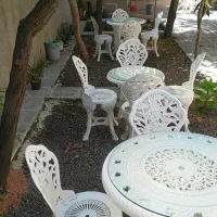 میز صندلی پلیمری نشکن