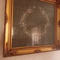 ترمه قدیمی اصل ۵۰ میلیون همراه با قاب
