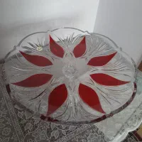 ظرف میوه خوری وشیرینی خوری کریستال سوکای اصل ژاپن