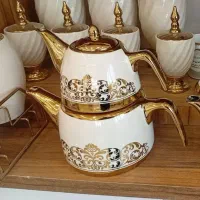 سرویس کامل ارکوپال  چینی کتری قوری طرحدار حراج