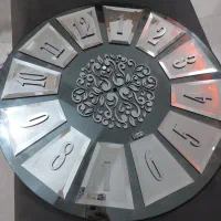 ساعت دیواری شیشه ایی