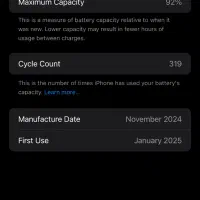 گوشی ایفون ۱۶ pro maxمشکی ۲۵۶