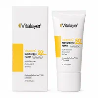 فلوئید ضد آفتاب ویتالیر SPF 50 انواع پوست ۵۰ م