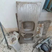 سنینگ ظرفشوی دوقلوی تمیز