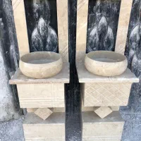 روشویی سنگی همراه باقاب