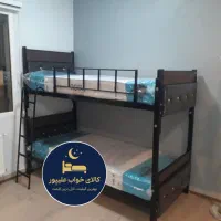 تختخواب دوطبقه(مدل ساده لمسه ای)بزرگسال