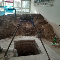 چاه کن مقنی لایروبی چاه ۲۴ ساعت باتجهیزات کامل